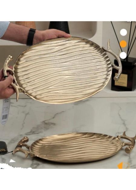 صواني نحاس بيضاوي